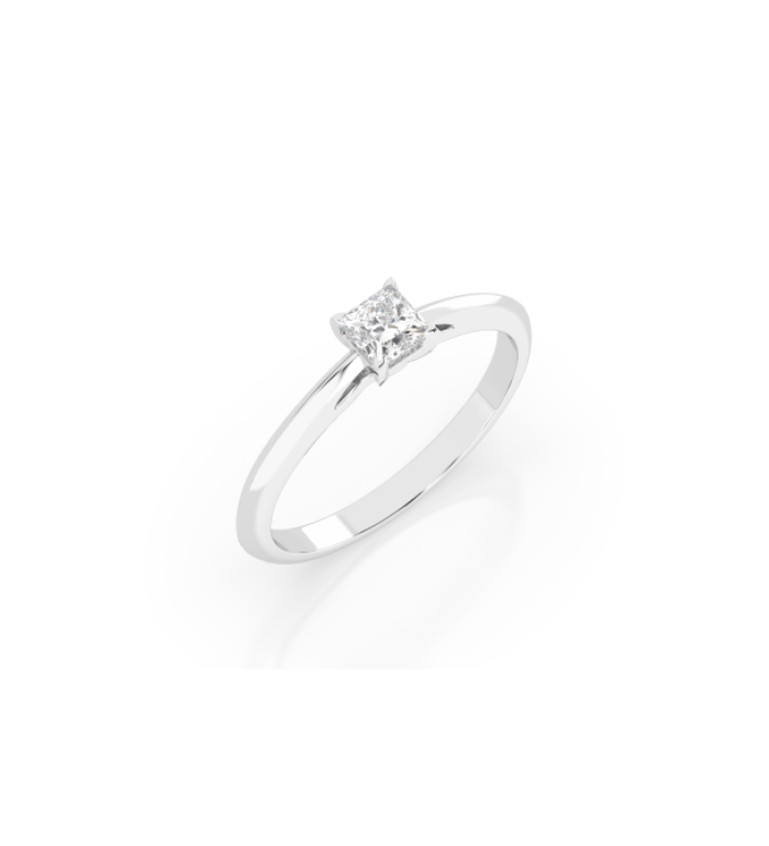 CARA Златен пръстен с диамант 0.30 ct GIA сертификат K101-10190W PR