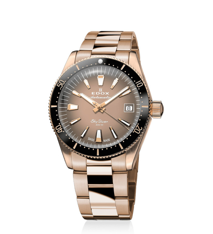 ЧАСОВНИК EDOX SKYDIVER 38 DATE AUTOMATIC 38MM 80131 37RNM VDBEI