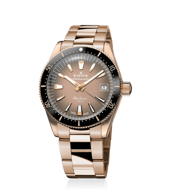 ЧАСОВНИК EDOX SKYDIVER 38 DATE AUTOMATIC 38MM 80131 37RNM VDBEI