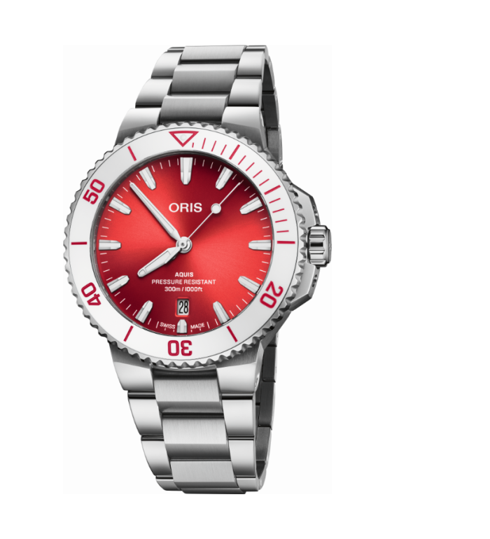 ORIS AQUIS DATE TASTE OF SUMMER 41.5 ММ 01 733 7787 4138-07 8 22 04PEB
