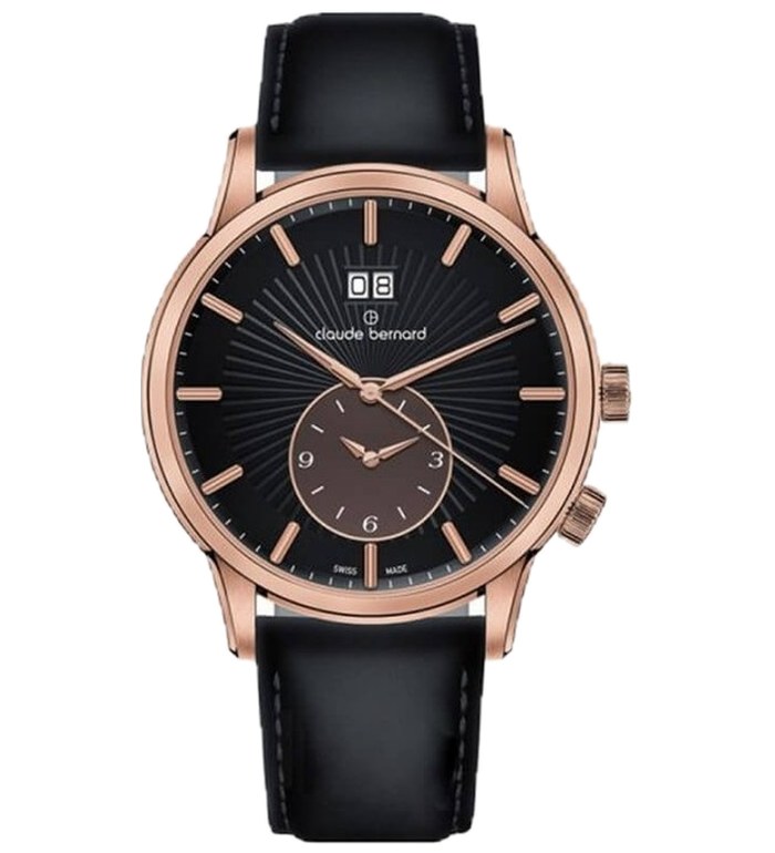CLAUDE BERNARD CLASSIC 2ND TIME ZONE 42MM 62007 37R NIBRR