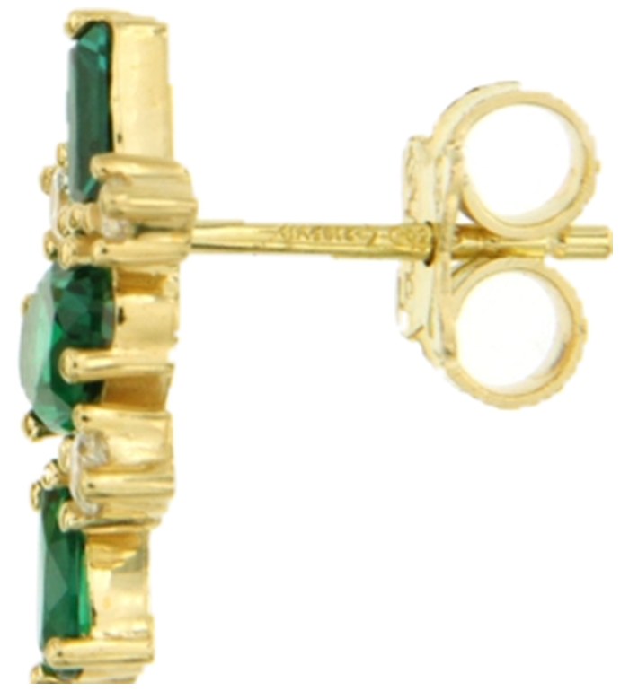 CARA DIAMANTI Златни обеци с цирконии OR5320 C2