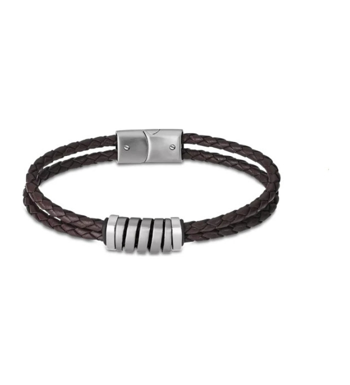 Lotus Style кожена гривна LS2150-2/1