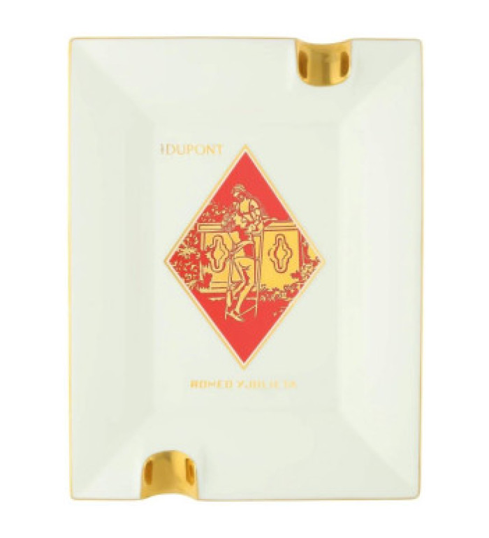 Пепелник S.T.Dupont Ashtray Porcelain Romeo y Julieta White 6450