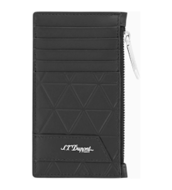 Калъф за документи S.T.Dupont Firehead Black Card Holder With Coin Pocket 161113