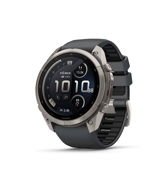 Garmin Fenix 9 Pro inReach Titanium с Graphite/Black силиконова каишка 010-04337-21