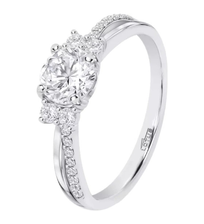 LOTUS SILVER LOVE RING SILVER RING LP3786-3/112