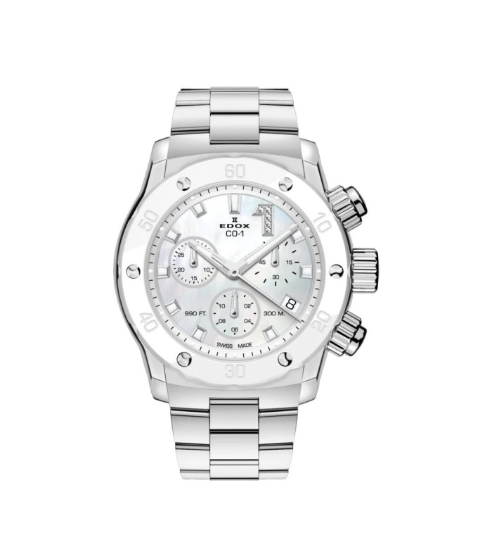 Edox CO-1 Chronolady Quartz 10255 3BM Nadn