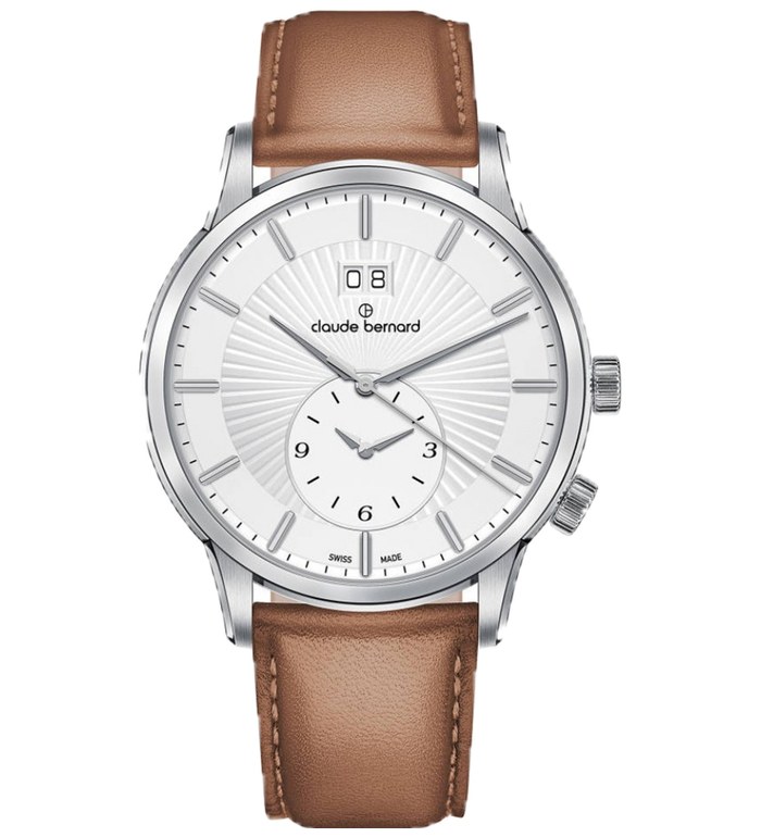 CLAUDE BERNARD CLASSIC 2ND TIME ZONE 42MM 62007 3 AIN