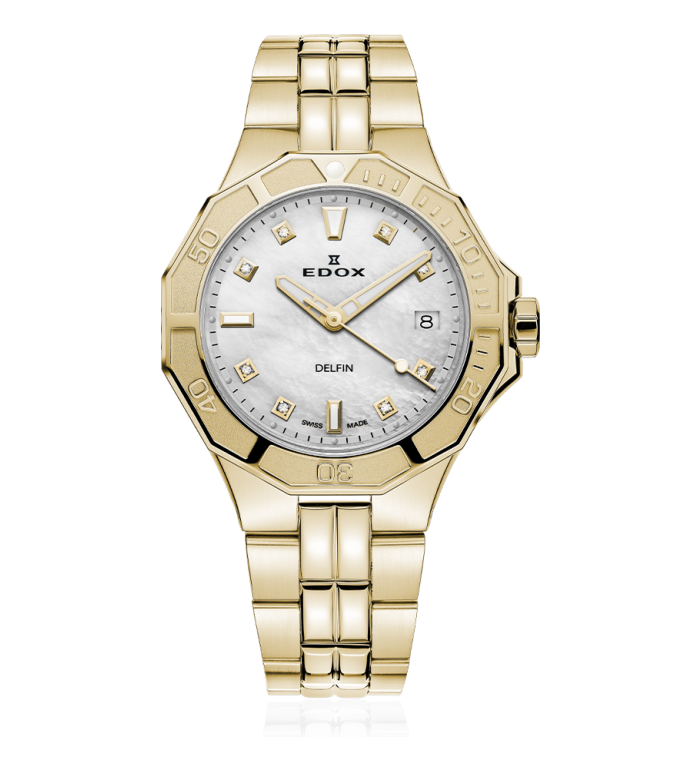 EDOX DELFIN DIVER LADY LADIES WATCH 53020 37JM NADD