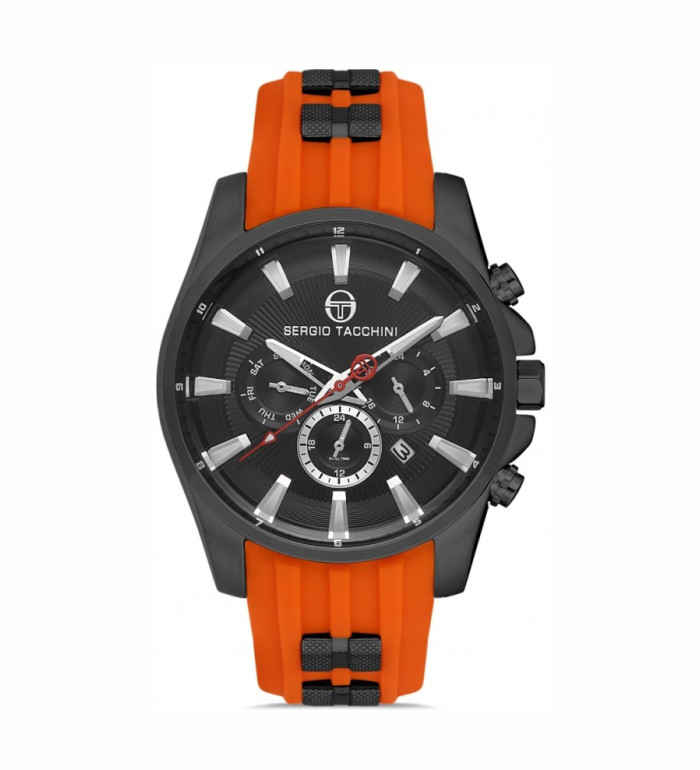 SERGIO TACCHINI DUAL TIME 45MM MEN`S WATCH  ST.1.10224-2