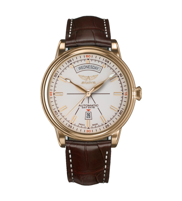 ЧАСОВНИК AVIATOR DOUGLAS DAY-DATE 45MM V.3.20.1.147.4