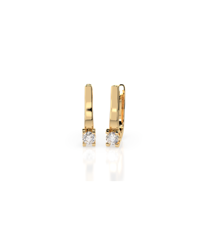 CARA DIAMANTI Златни обеци с диаманти K102-10022/0,20CT