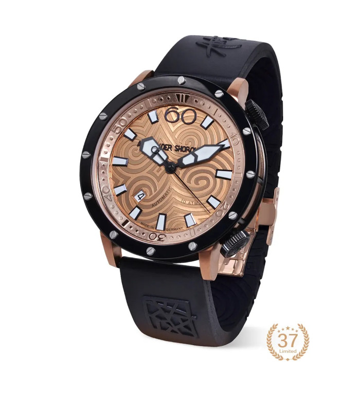 ALEKSANDER SHOROKHOFF UNBREAKABLE DEEP DING 45MM MEN'S WATCH AS.DD15-RBR