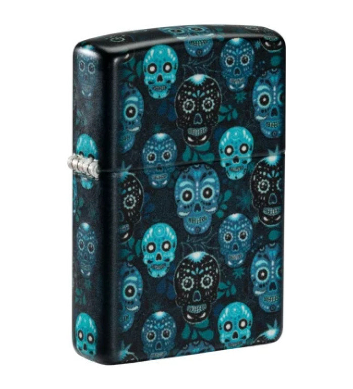 Запалка Zippo - Glow In The Dark Sugar Skulls Design