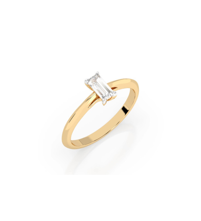Златен пръстен с диамант CARA 0.30 ct GIA сертификат K101-10190Y BAG