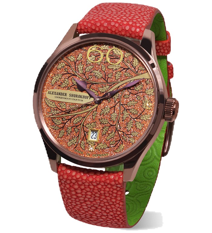 ALEXANDER SHOROKHOFF AUTUMN AUTOMATIC 39MM LADIES WATCH AS.LA-AMN-10