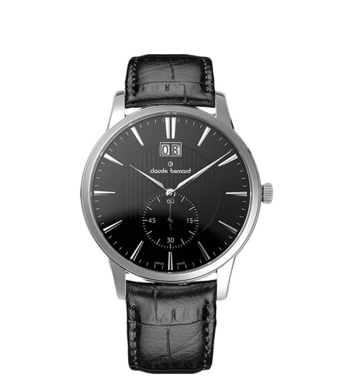 CLAUDE BERNARD-Classic Big Date Sm.Second-64005 3 NIN3