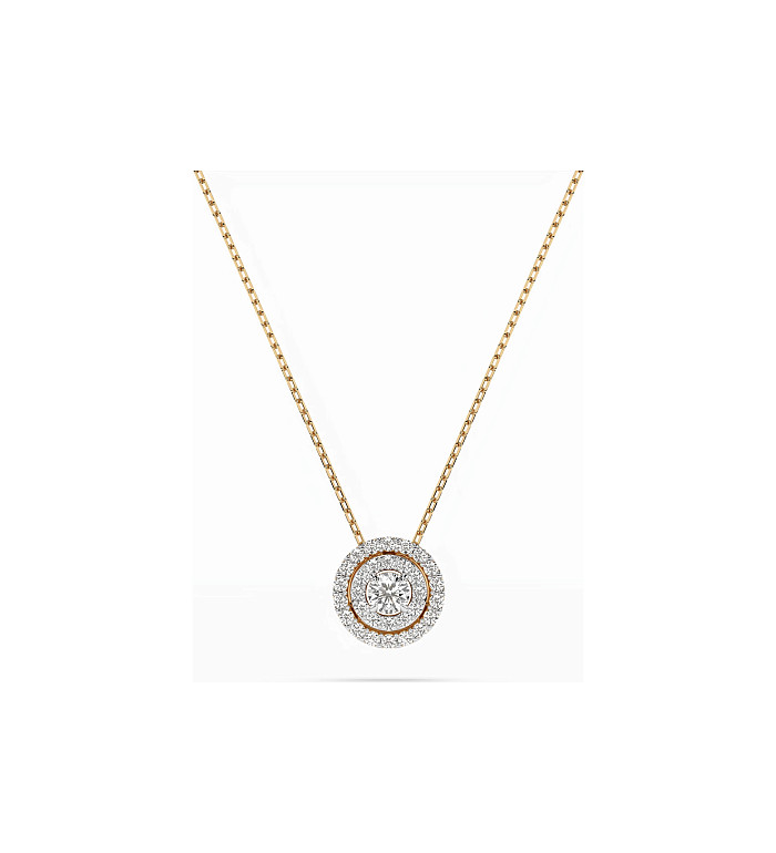 Cara колие с диаманти 0.09+0.15 ct – ЗЛАТНО БИЖУ 14К K104-10043Y/14K