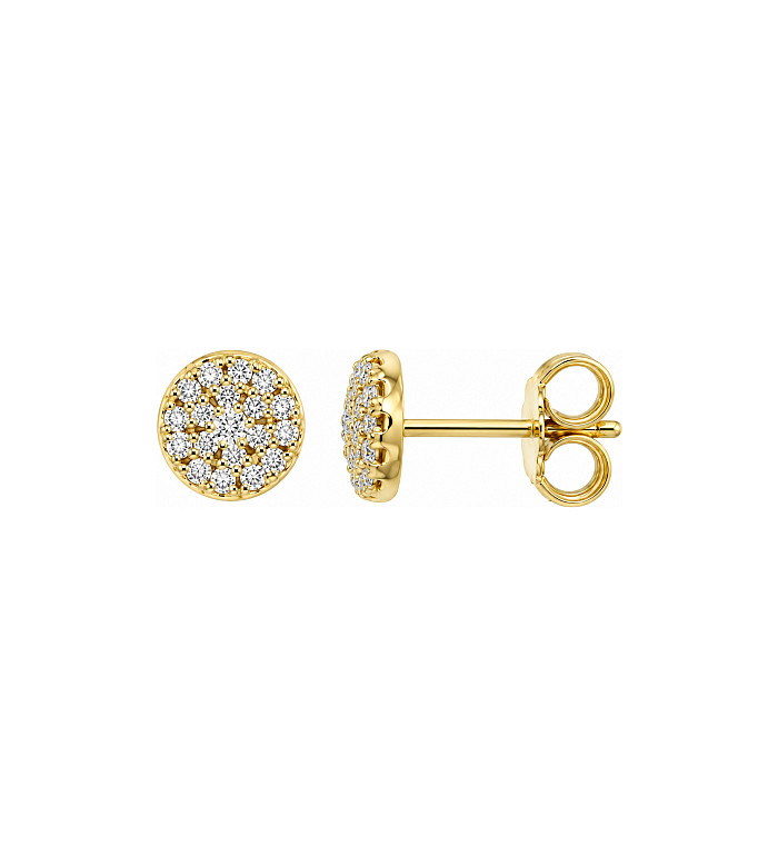 Cara Diamanti gold earrings with diamonds BB0423Y/0.21ctsSI/H