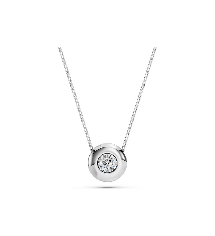 Cara колие с диамант 0.15 ct – ЗЛАТНО БИЖУ 14К K104-10007W(3.4)/14K