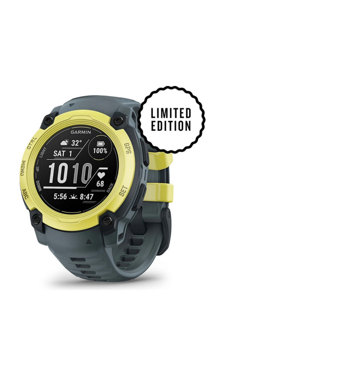 ЧАСОВНИК GARMIN INSTINCT E 40MM ELECTRIC LIME С TWILIGHT КАИШКА 010-02932-01