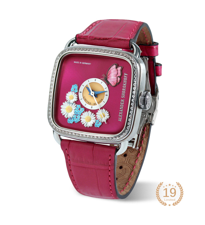Часовник ALEXANDER SHOROKHOFF SUMMER 36X36MM LIMITED EDITION 19PCS AS.AP.SOM2D