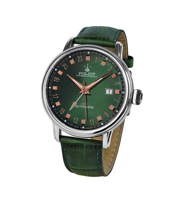 Часовник POLJOT INTERNATIONAL JAROS GMT 42MM 34NH.4200115