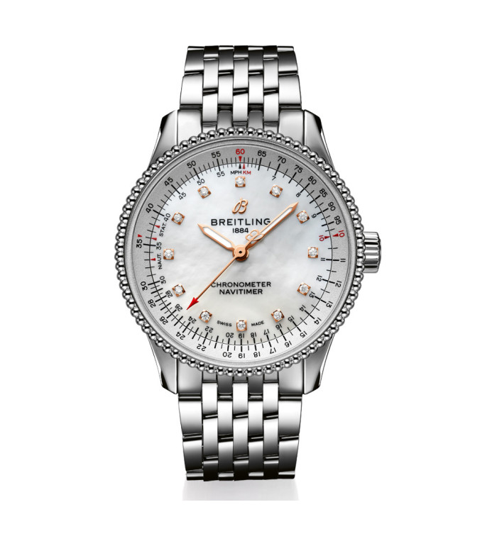 BREITLING NAVITIMER AUTOMATIC 35 LADIES WATCH A17395211A1A1