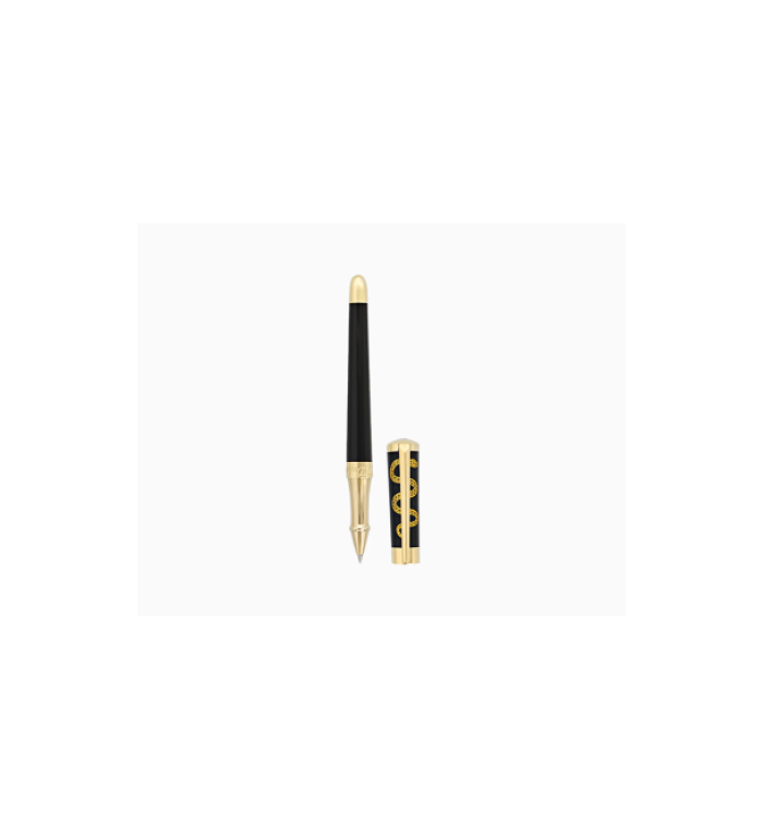 РОЛЕР S.T.DUPONT LIBERTÉ “HIPPOCRATE” / BLACK LACQUER AND GOLD 462676