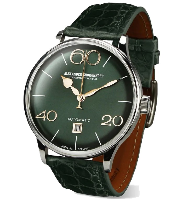 ALEXANDER SHOROKHOFF SIXTYTHREE AUTOMATIC 40MM MEN'S WATCH AS.LA02-5