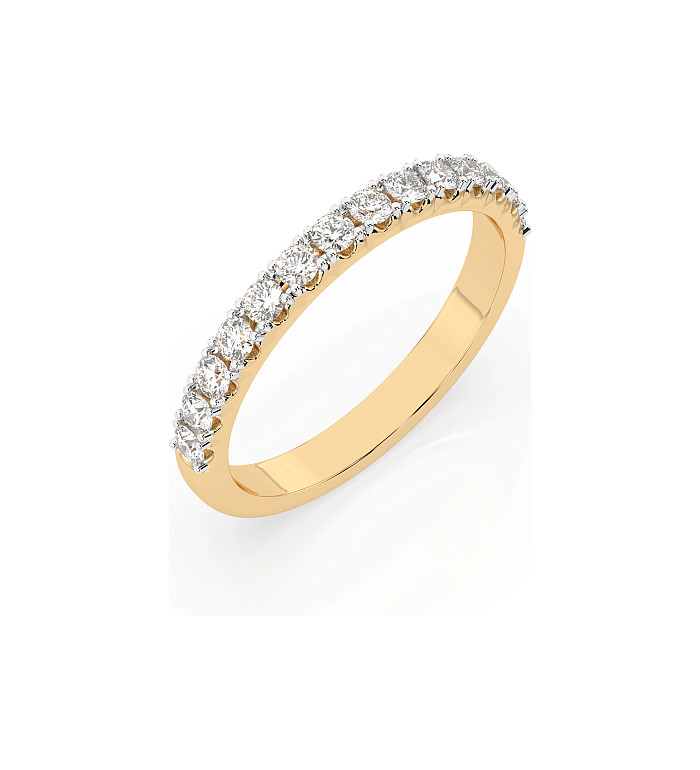 Cara пръстен с диаманти 0.42 ct – ЗЛАТНО БИЖУ 14К K101-10112Y/14K