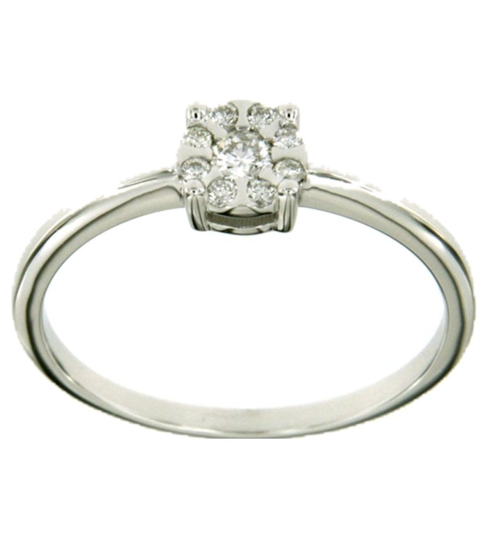 CARA DIAMANTI ЗЛАТЕН ПРЪСТЕН С ДИАМАНТ AA0571W/0.15ctsSI/H