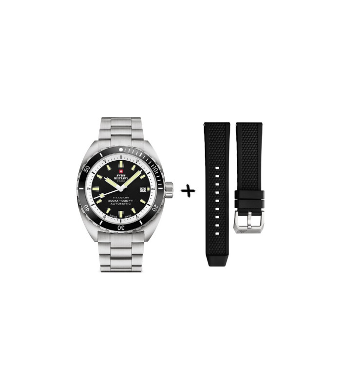 Swiss Military By Chrono SMA34100.02SET Black