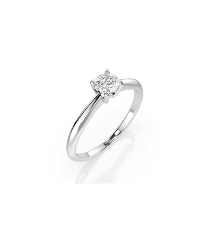 CARA Златен пръстен с диамант 0.35 ct GIA сертификат K101-10021W