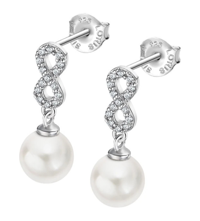 LOTUS SILVER SILVER EARRINGS LP3479-4/1