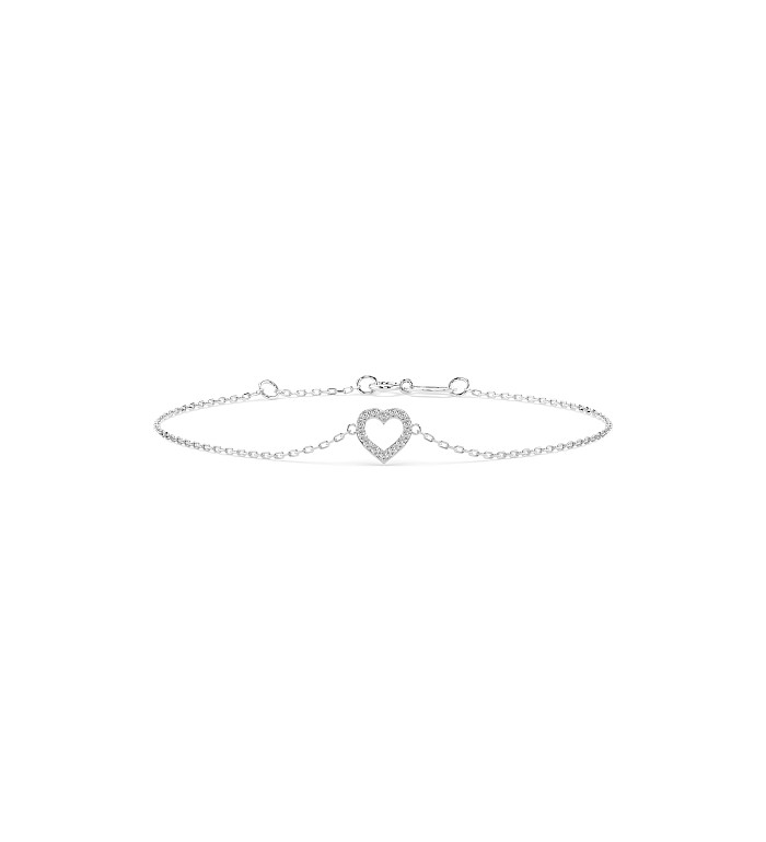 Cara гривна с диаманти 0.07 ct – ЗЛАТНО БИЖУ 14К K105-10005W/14K