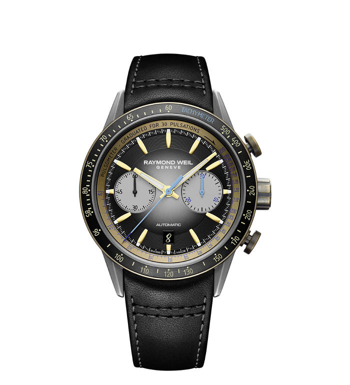RAYMOND WEIL FREELANCER AUTOMATIC CHRONOGRAPH BI-COMPAX 43.5MM MEN'S WATCH 7780-TB3-20423