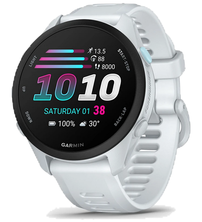 ЧАСОВНИК GARMIN FORERUNNER® 70 WHITESTONE 010-04307-01