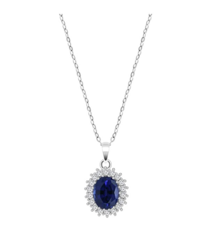 LOTUS SILVER WOMEN'S SILVER SILVER NECKLACE LP3459-1/1
