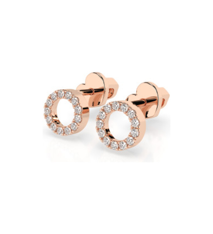 CARA DIAMANTI Златни обеци с диаманти K102-10055R