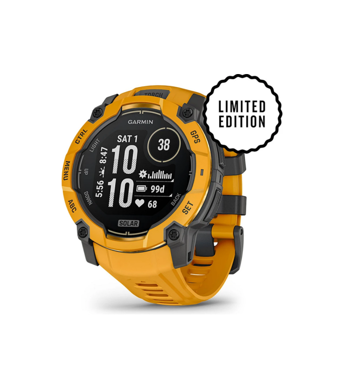 GARMIN INSTINCT® 3 50 ММ SOLAR С SUNBURST/GRAY КАИШКА 010-02935-02