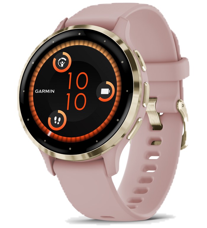 GARMIN VENU 3S SOFT GOLD БЕЗЕЛ С DUST ROSE 010-02785-03