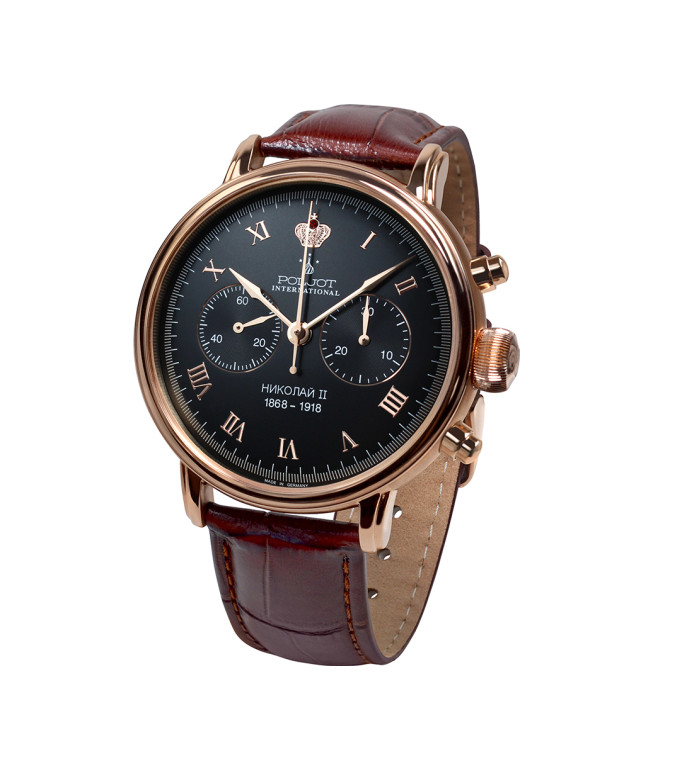Часовник POLJOT INTERNATIONAL  NICOLAI II  CHRONOGRAPH 43MM  2901.1941613N