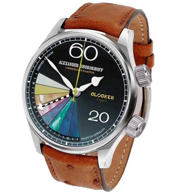 Часовник ALEXANDER SHOROKHOFF GLOCKER MANUAL 43.5MM  LIMITED EDITION 100PIECES AS.GL01-4