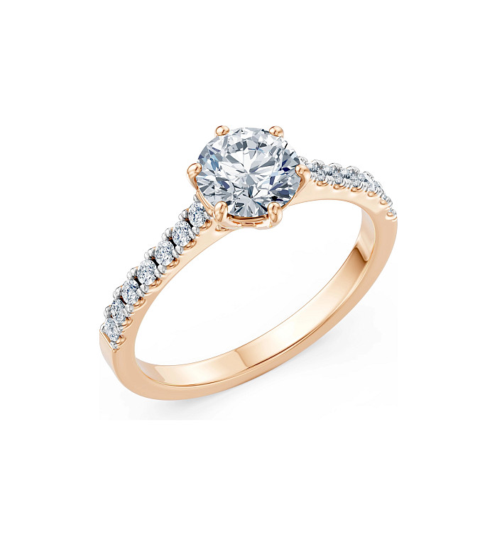 Cara пръстен с диаманти 1.00+0.25 ct – ЗЛАТНО БИЖУ 14К K101-10093R(6.5)/14K