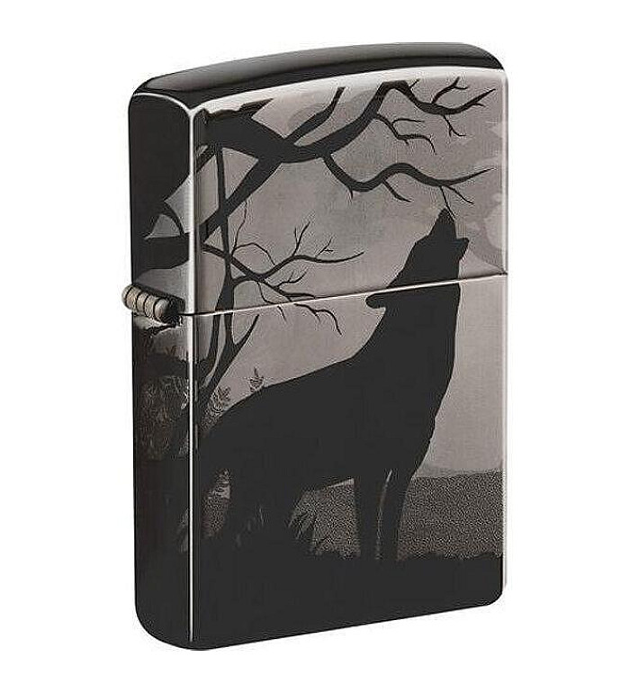 LIGHTER ZIPPO WOLVES DESIGN