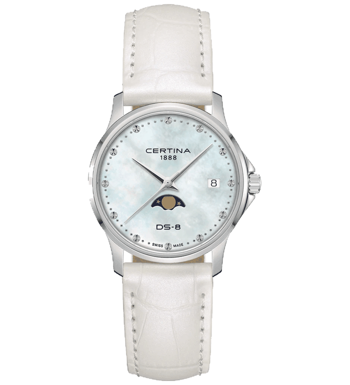 ЧАСОВНИК CERTINA DS 8 MOONPHASE LADY 32MM C045.223.16.131.00