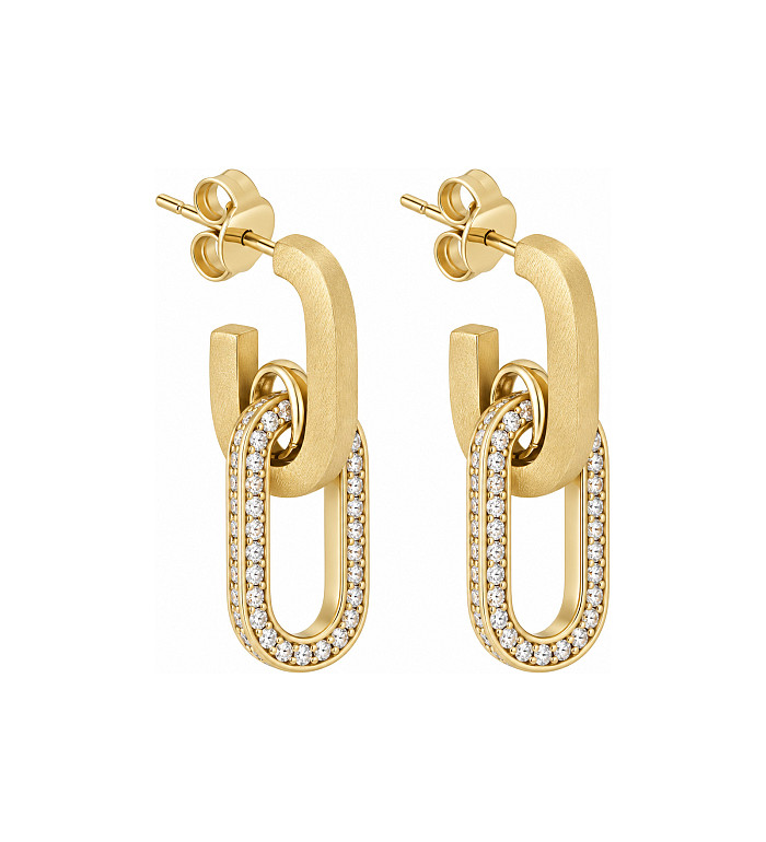 Cara Diamanti gold earrings CGA10895/6