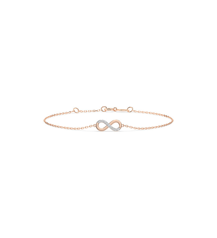 Cara гривна с диаманти 0.05 ct – ЗЛАТНО БИЖУ 14К K105-10009R/14K